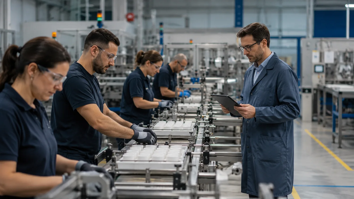 Personal para procesos productivos y producción industrial